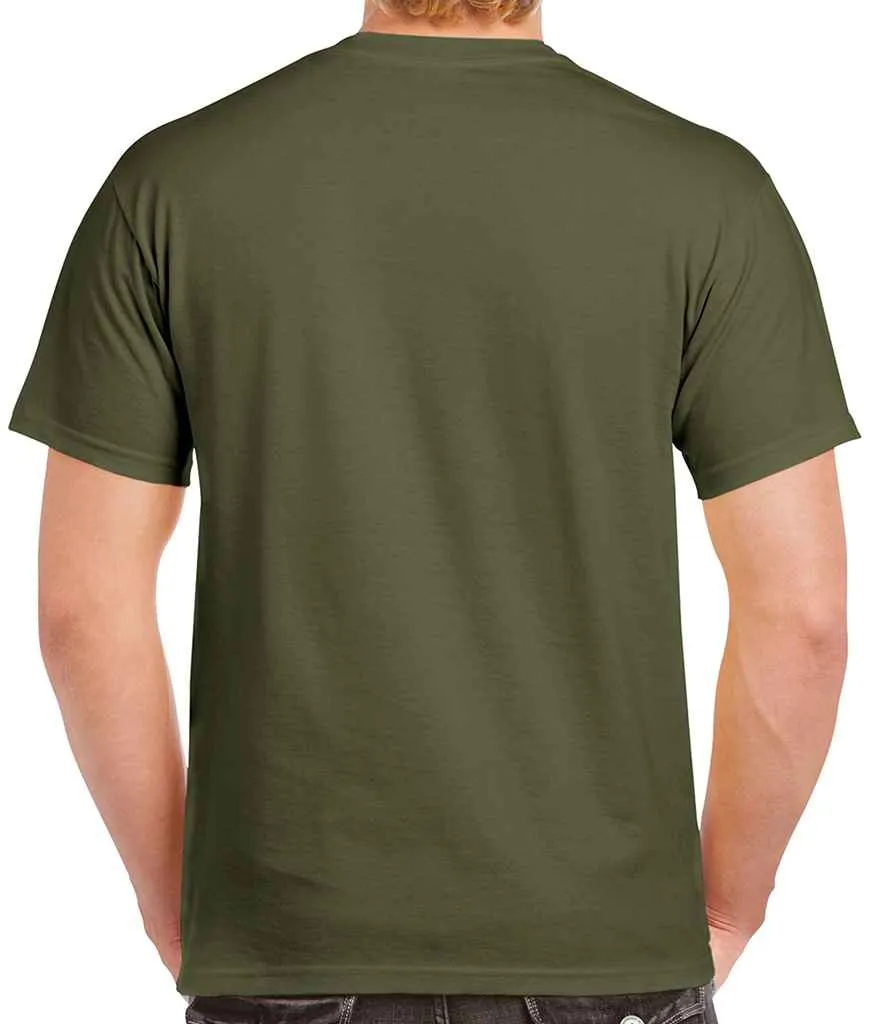 Gildan Heavy Cotton T-Shirt - Brown, Green