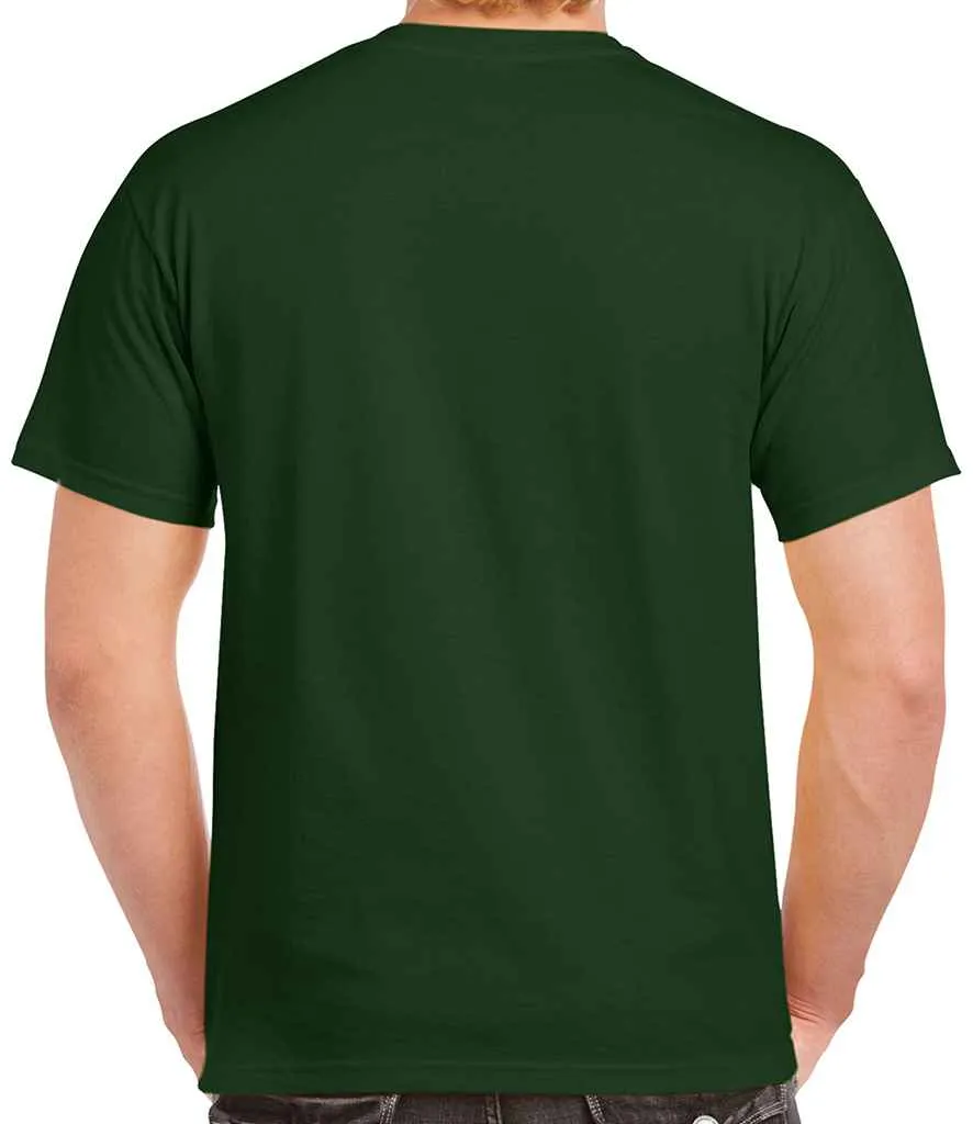 Gildan Heavy Cotton T-Shirt - Brown, Green