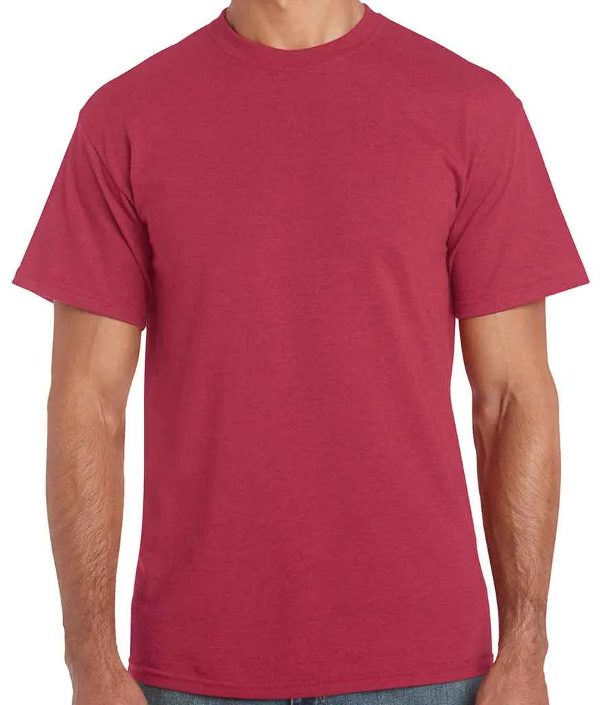 Gildan Heavy Cotton T-Shirt - Red, Pink