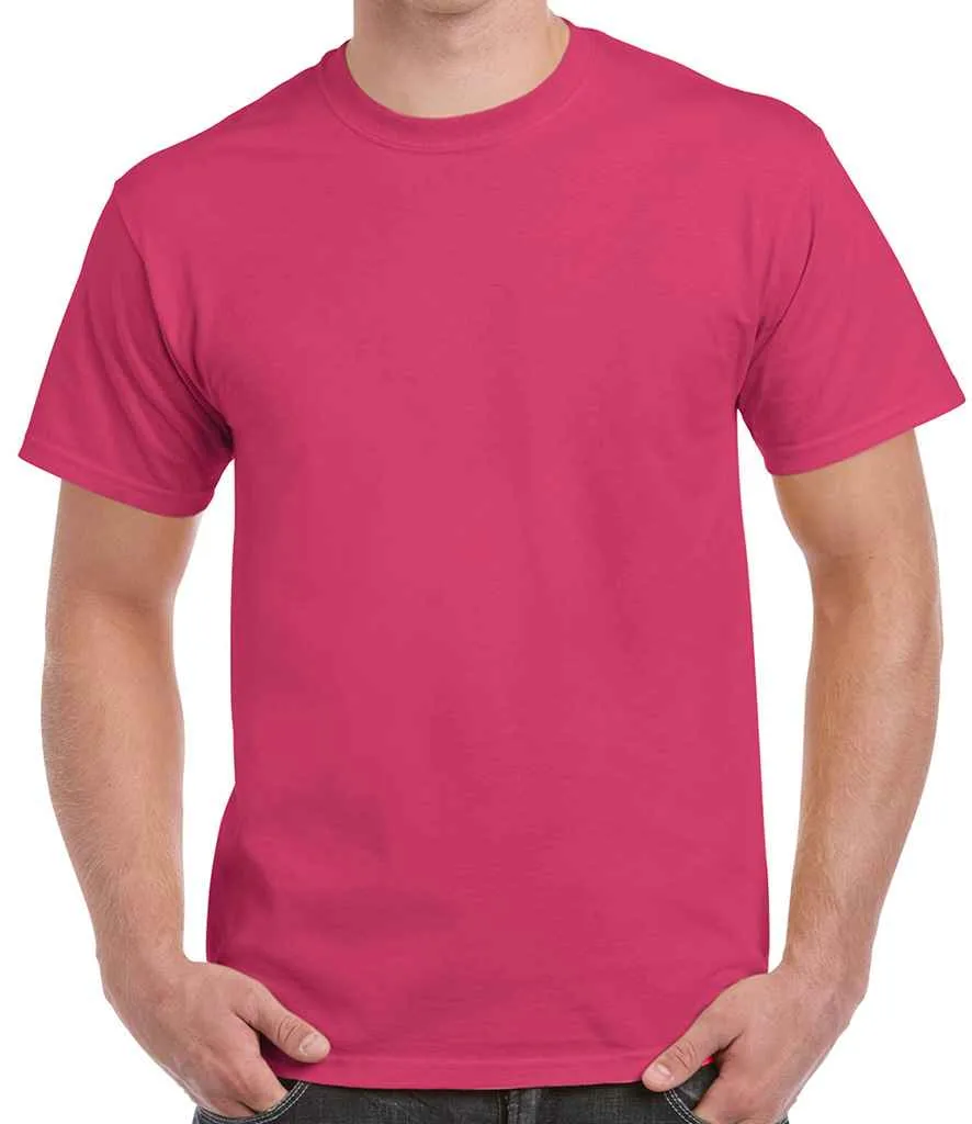 Gildan Heavy Cotton T-Shirt - Red, Pink