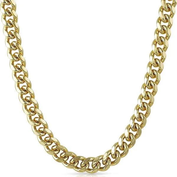 Gold Miami Cuban Chain Plated 11MM Wide (24")