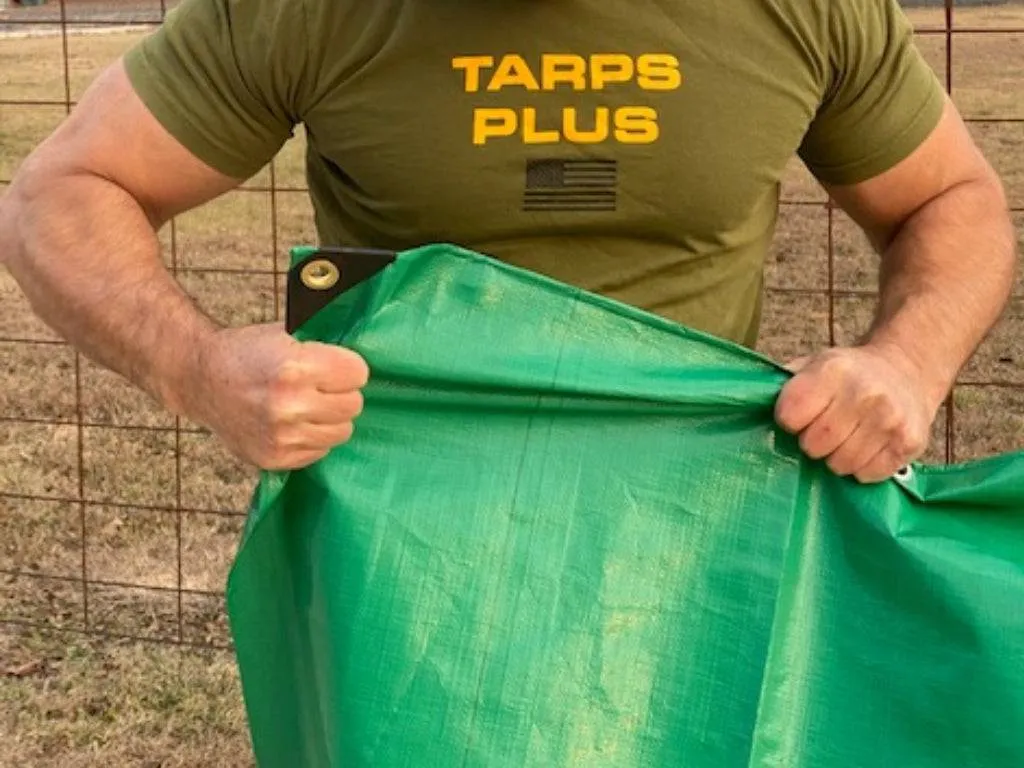 Green Poly Tarps