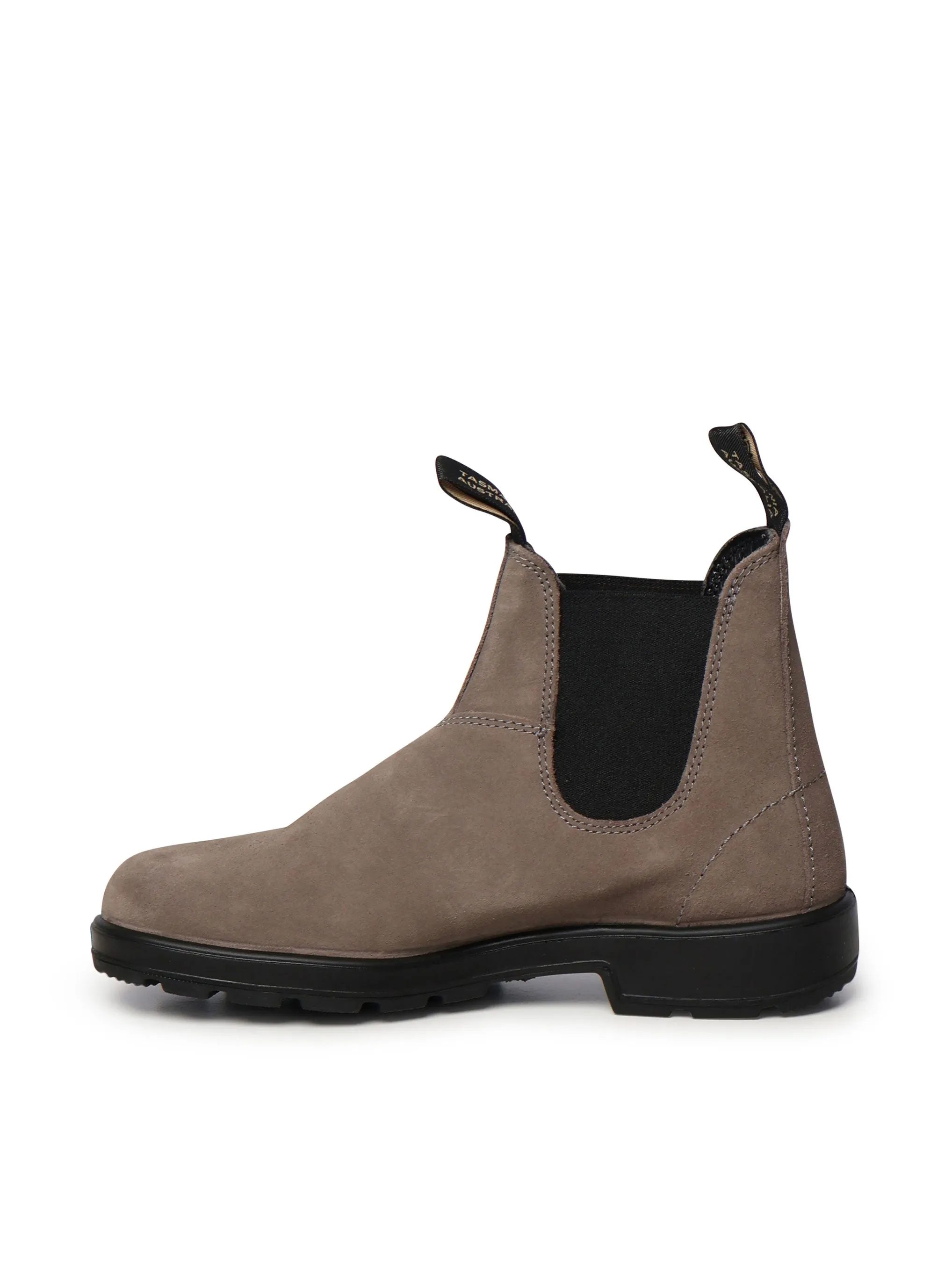 Grey Suede Water-Resistant Chelsea Boots