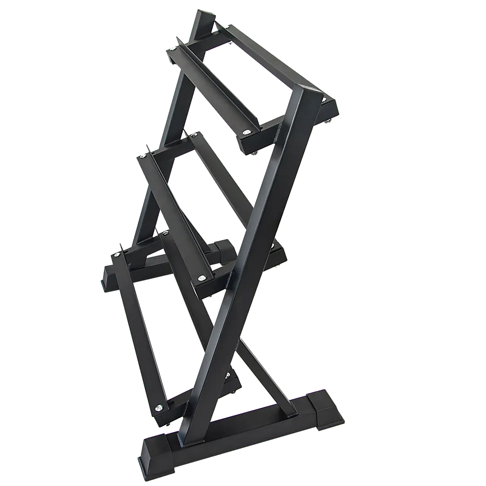 Heavy-Duty 3-Tier Dumbbell Rack, 300kg Capacity, Home Gym