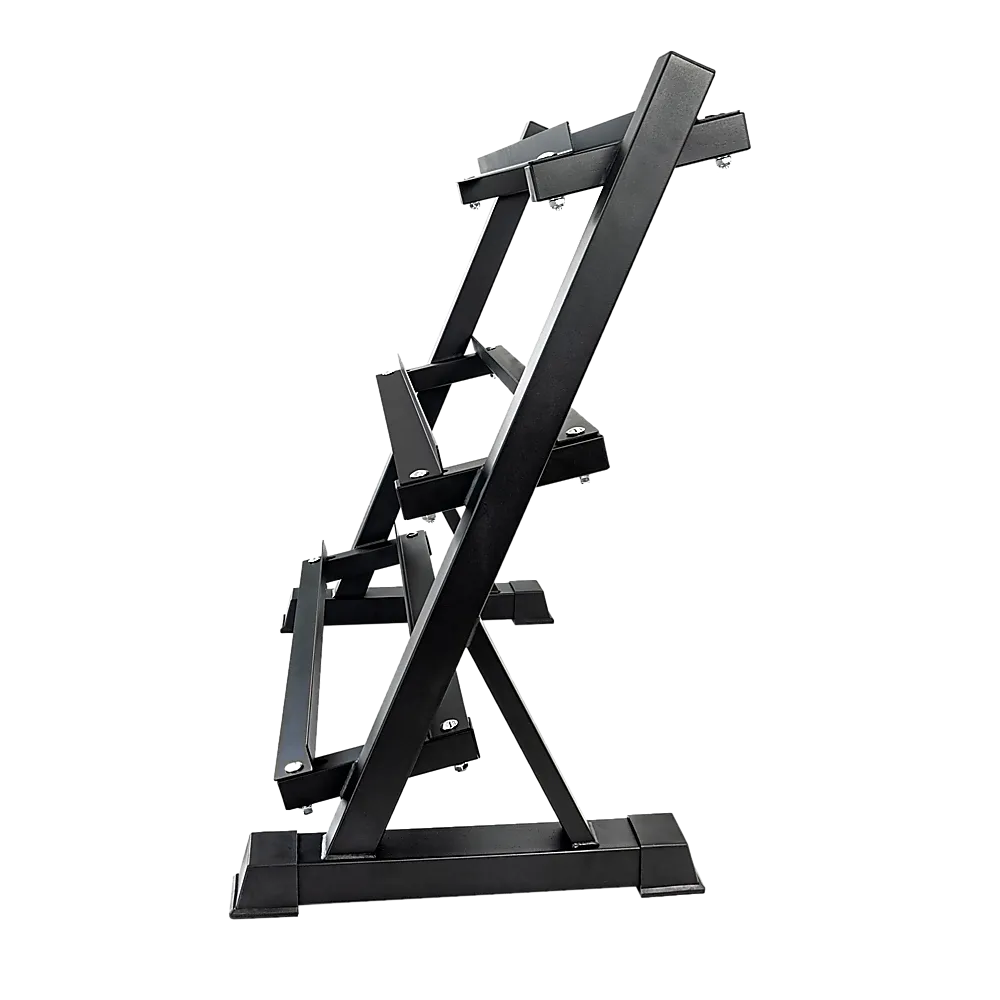 Heavy-Duty 3-Tier Dumbbell Rack, 300kg Capacity, Home Gym