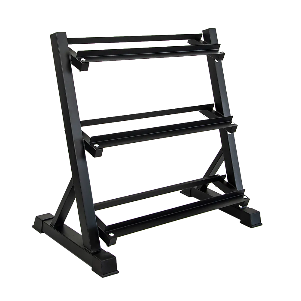 Heavy-Duty 3-Tier Dumbbell Rack, 300kg Capacity, Home Gym