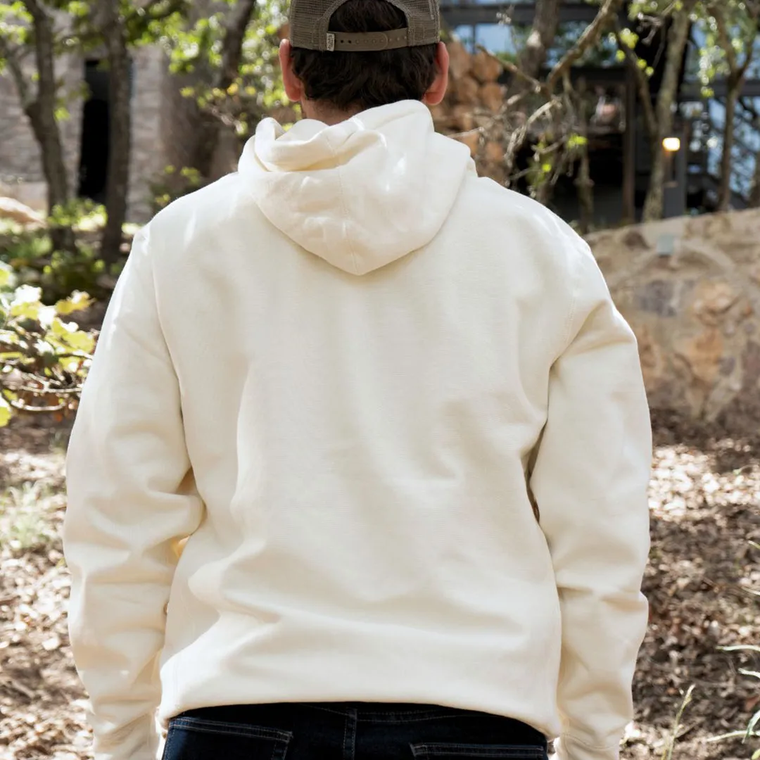 HEAVY DUTY WOLF HOODY - IVORY