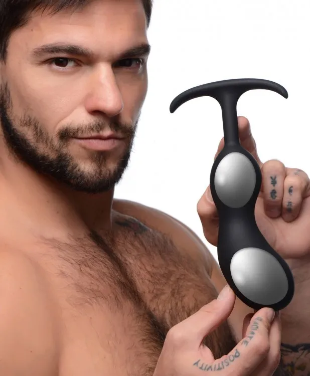 Heavy Hitters Premium Silicone Weighted Prostate Plugs: S-XL