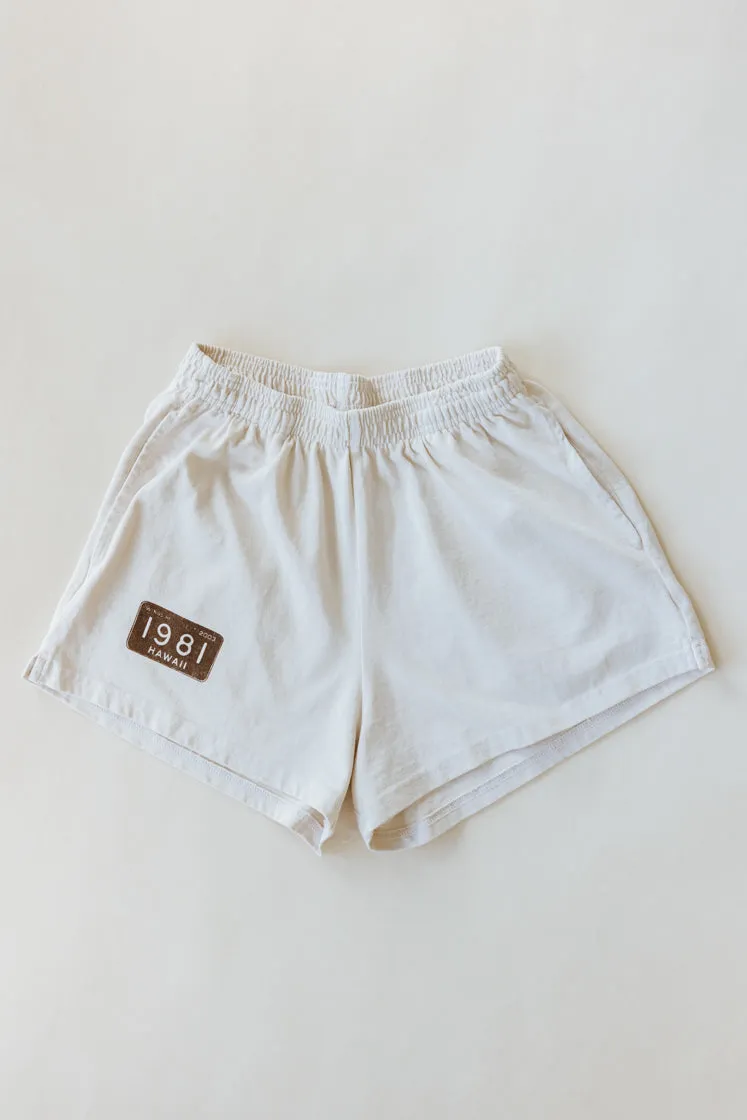 Heavy Jersey Shorts - Creme