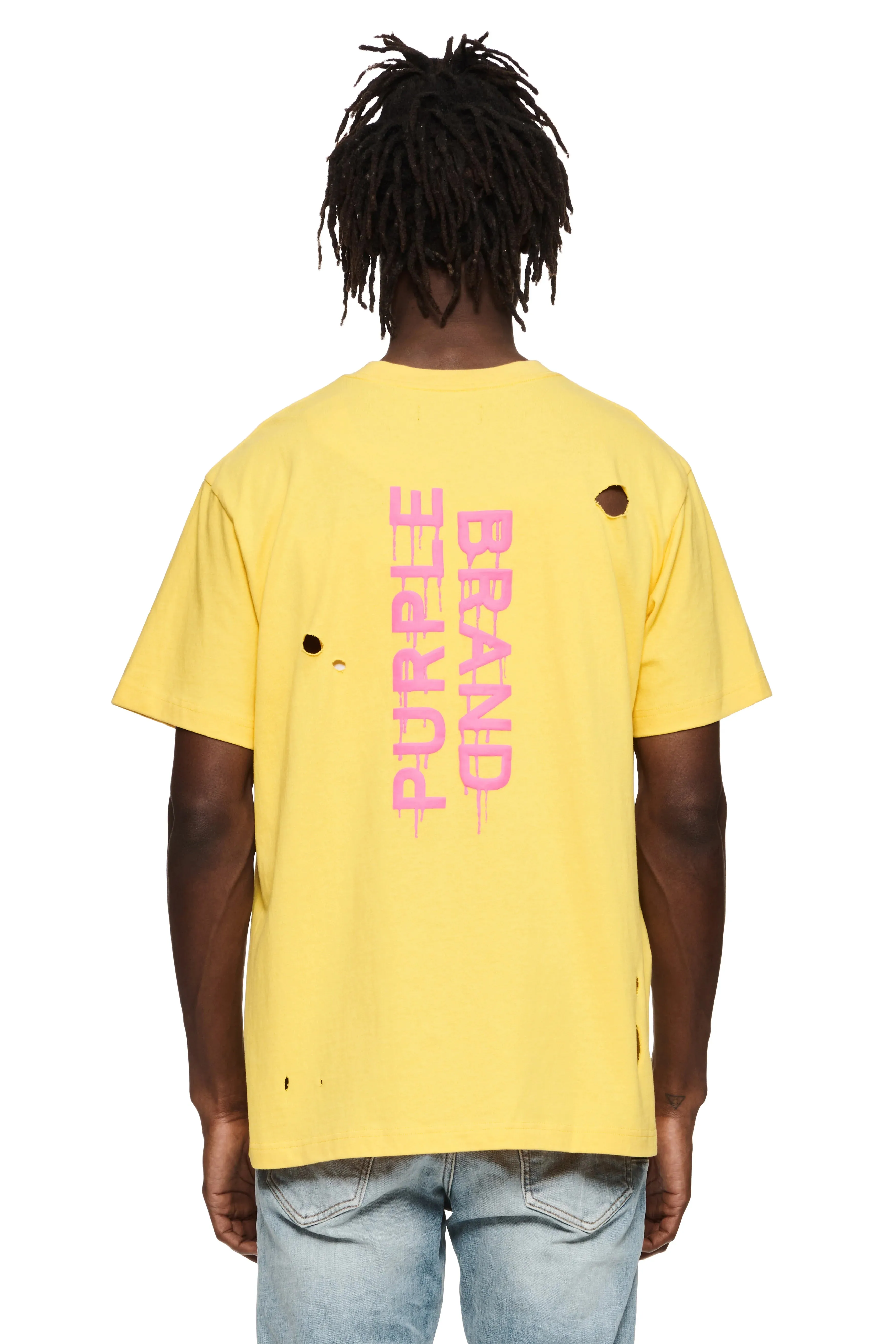 Heavy Jersey SS Tee (Yellow) - PP117HJDS323