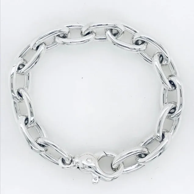 Heavy Oval Link Bracelet