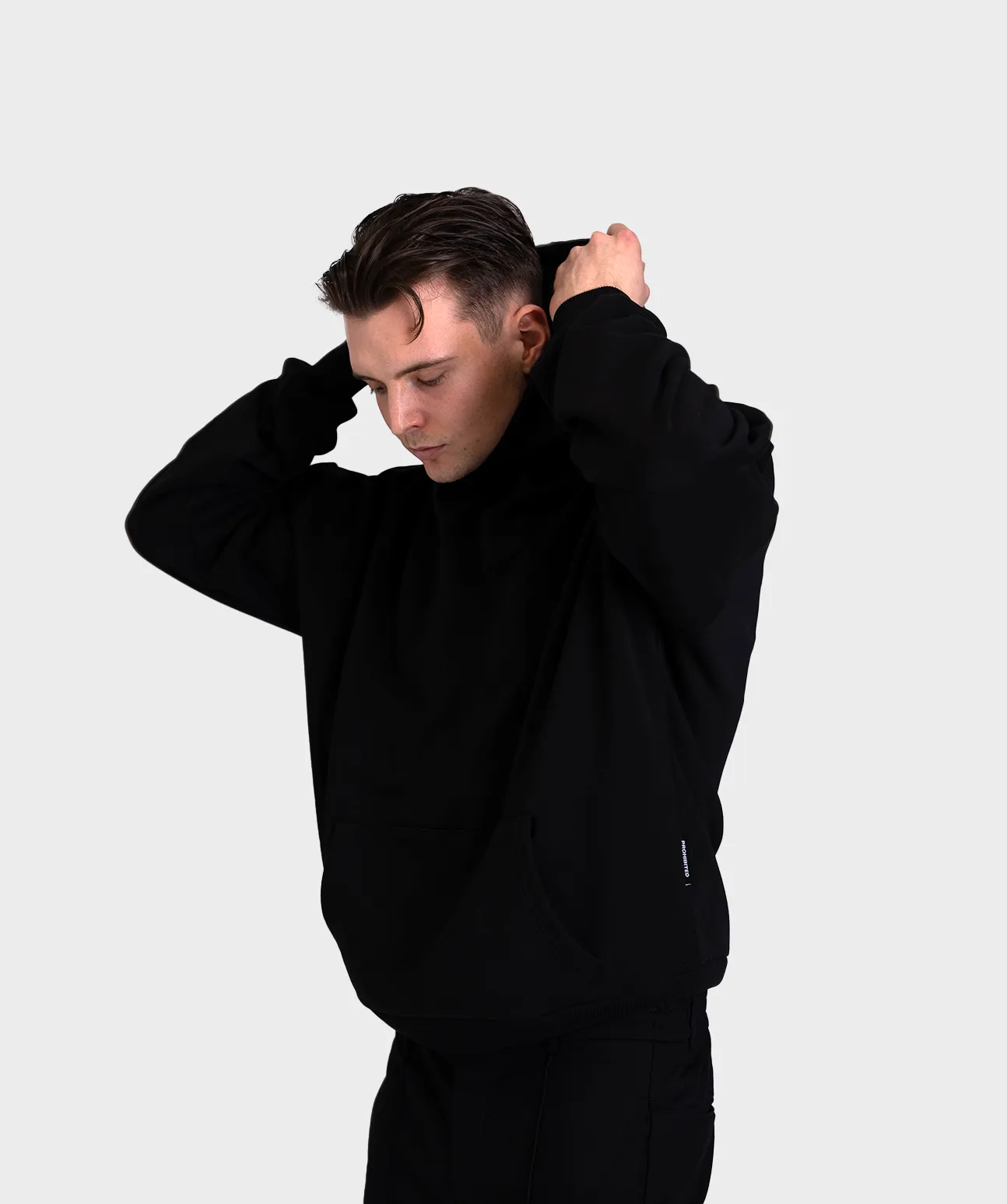 Heavy Oversized Hoodie Black