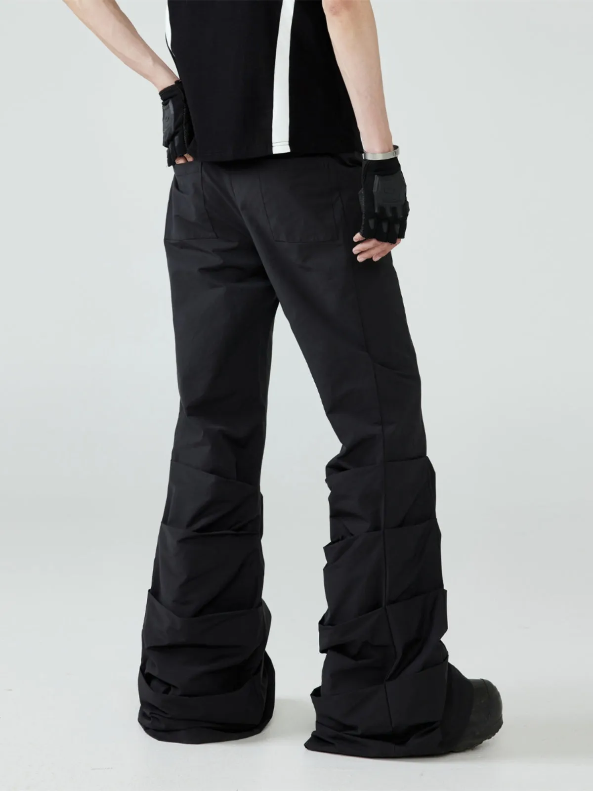 Heavy Pleats Casual Pants