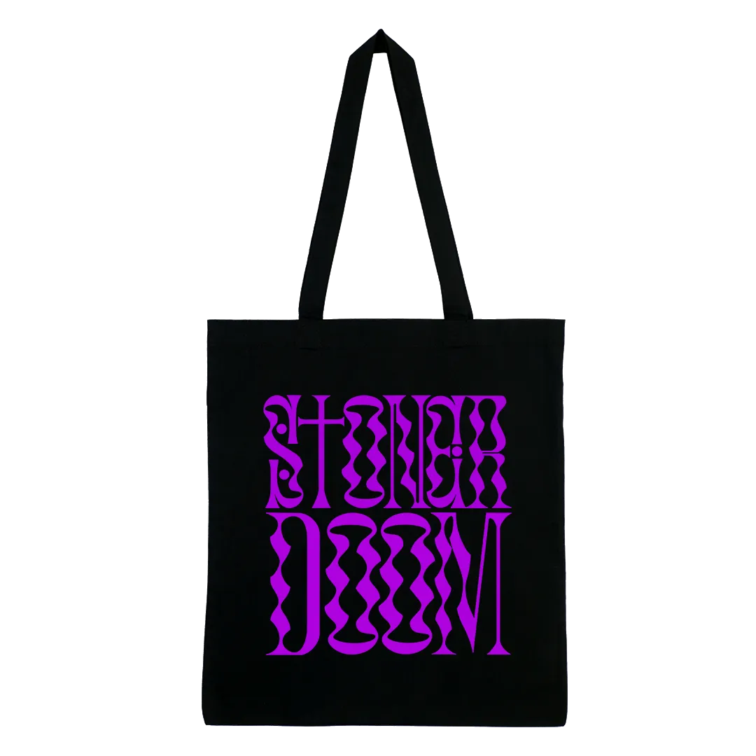 Heavy Threads - Stoner Doom Purple Logo Tote Bag