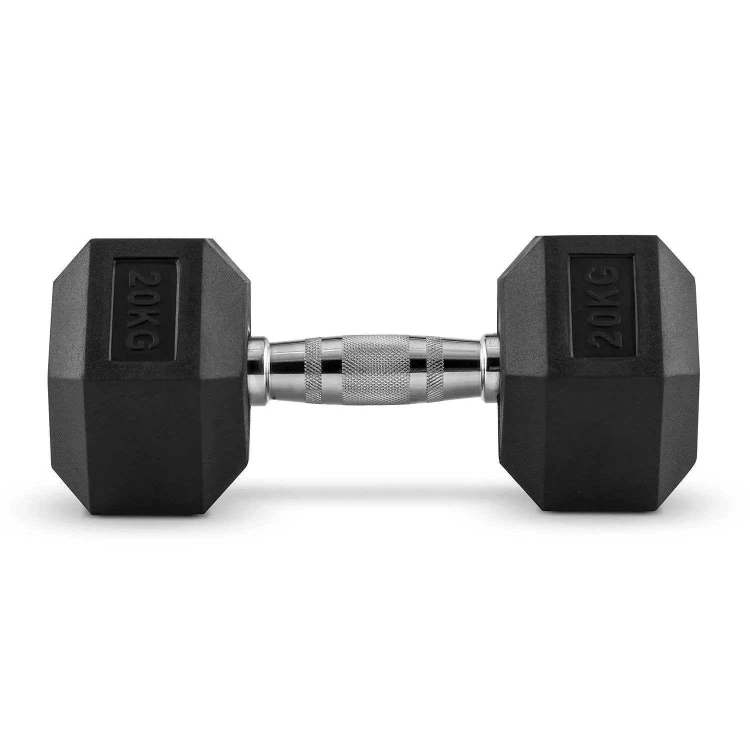 Hex Dumbbell for Home Gym use| Fitness gear |Gym Exercise| Workout Essentials | Gym Dumbbell | Dumbbell Weight for Men & Women | Home Workouts-Fitness | 20 kg dumbbell x 1 | Black