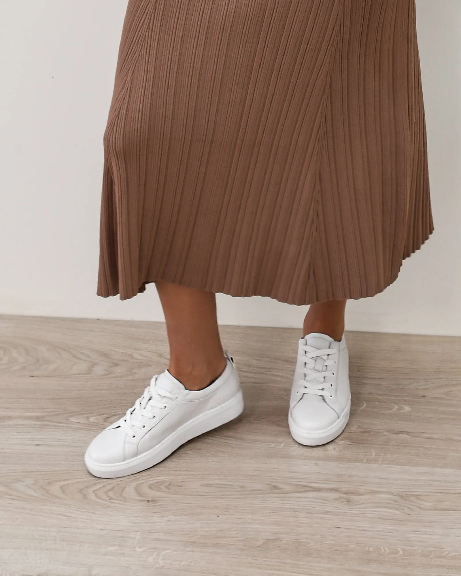 HILDA SNEAKERS WHITE LEATHER