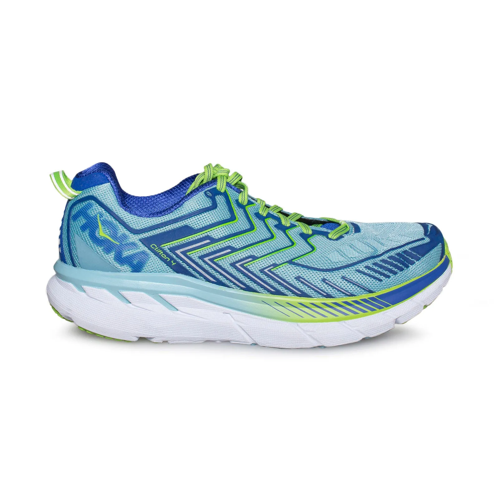 Hoka Clifton 4 Sky Blue / Surf The Web Running Shoes - Women's