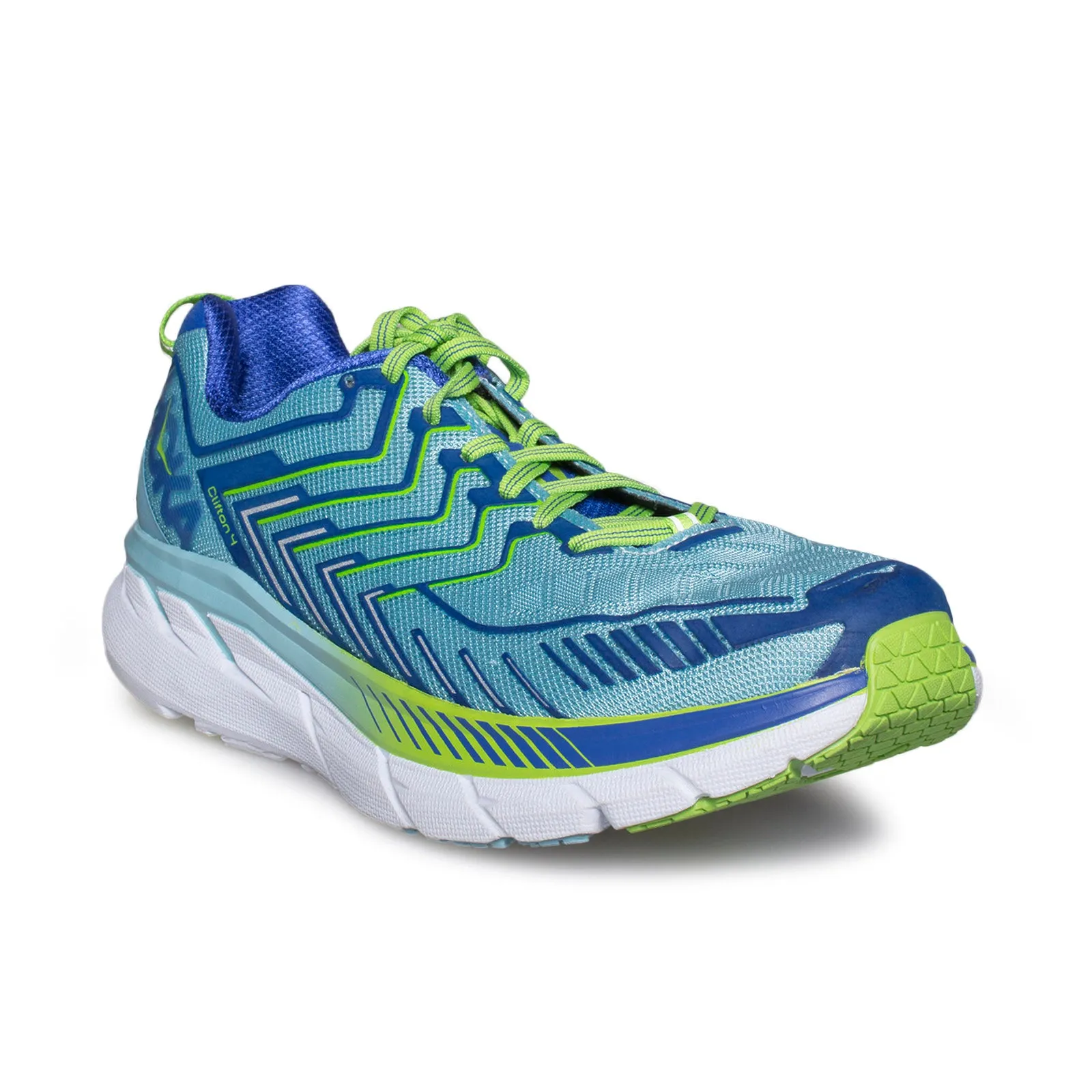 Hoka Clifton 4 Sky Blue / Surf The Web Running Shoes - Women's