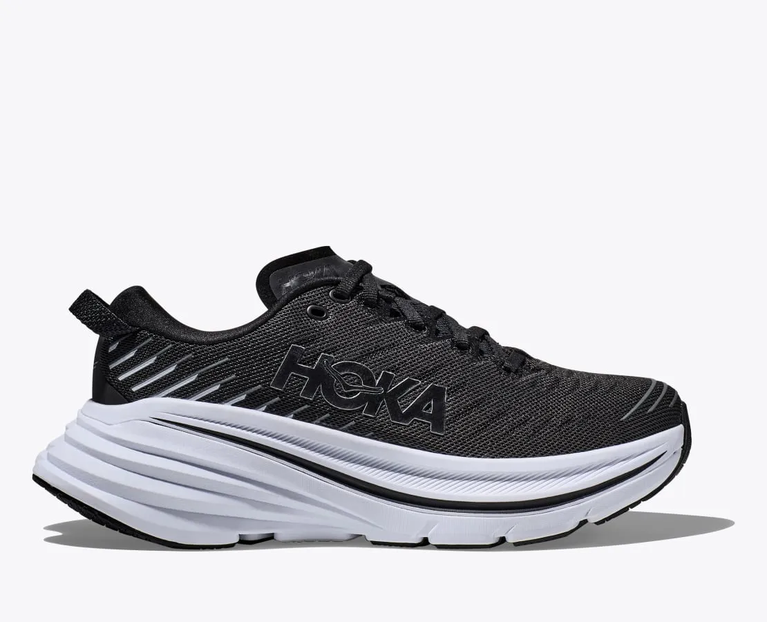 'HOKA' Women's Bondi X - Black / White