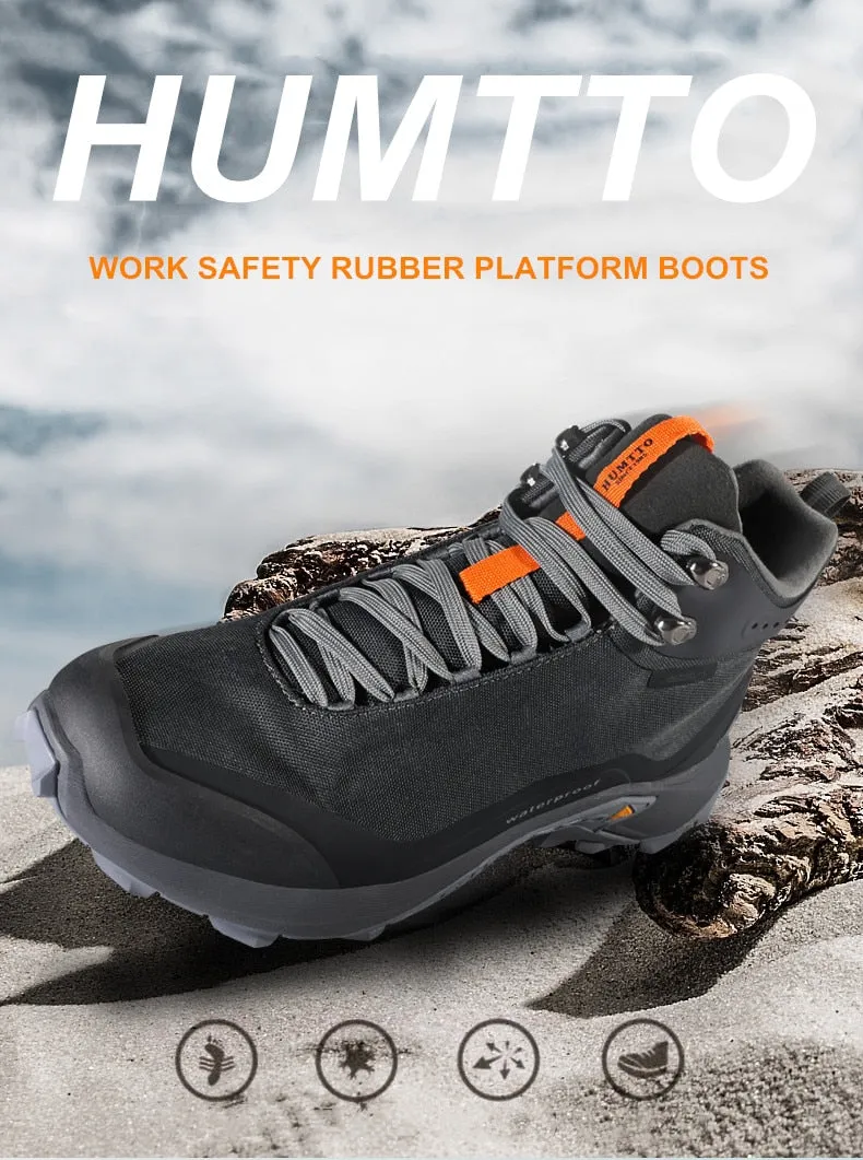 HUMTTO Men's Waterproof Hiking or Climbing Shoes