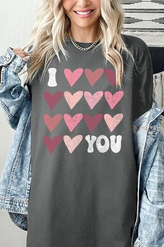 I love You Valentine Graphic Tee