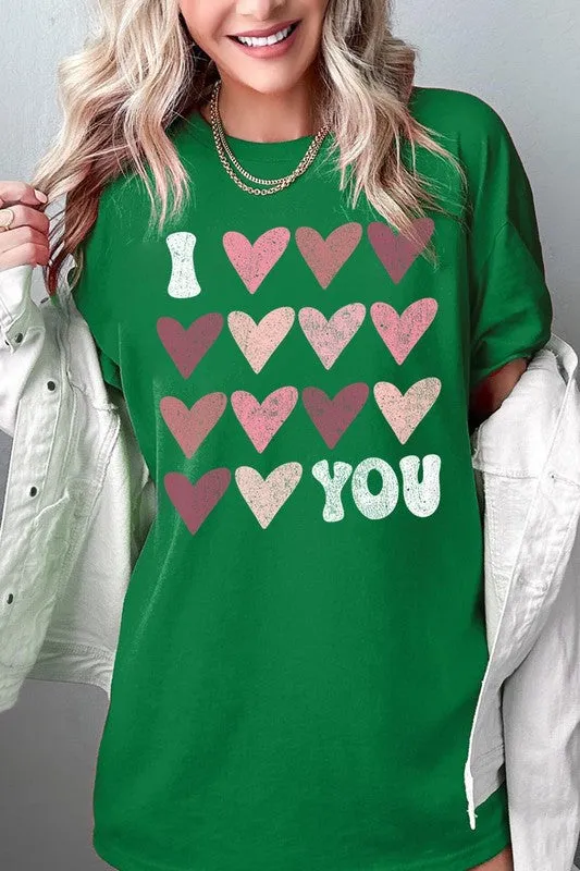 I love You Valentine Graphic Tee