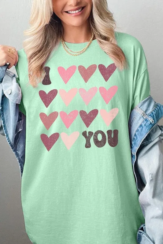 I love You Valentine Graphic Tee