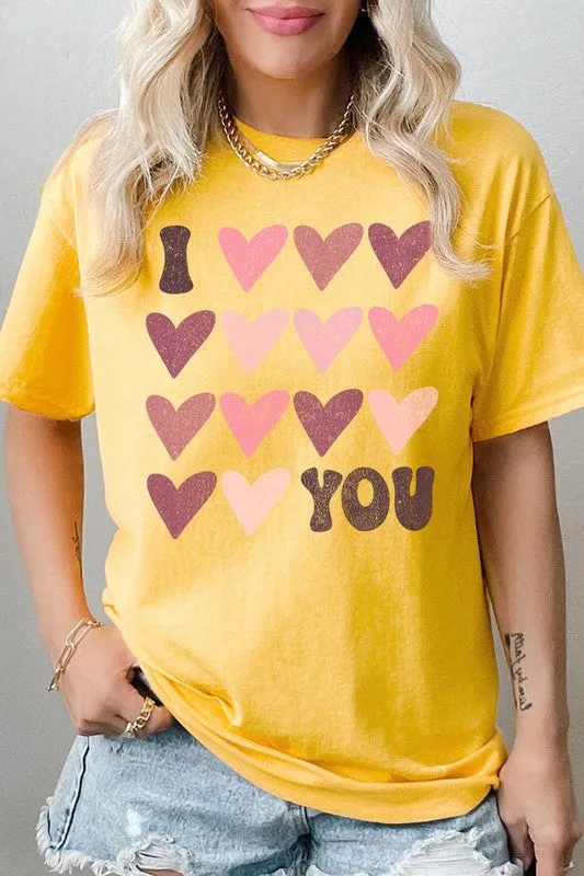 I love You Valentine Graphic Tee