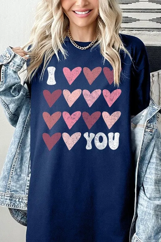 I love You Valentine Graphic Tee