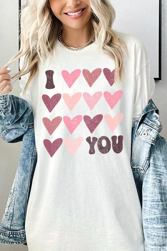 I love You Valentine Graphic Tee