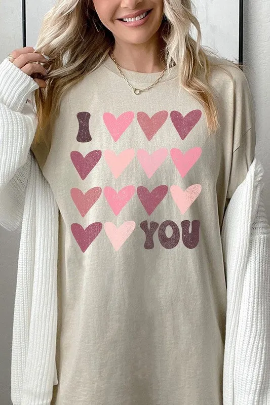 I love You Valentine Graphic Tee