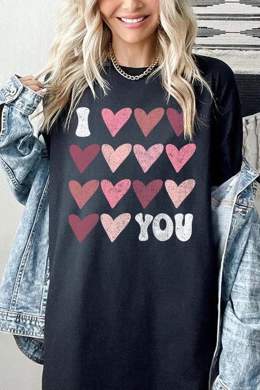 I love You Valentine Graphic Tee