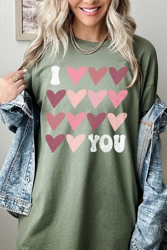 I love You Valentine Graphic Tee