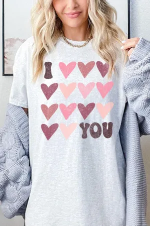 I love You Valentine Graphic Tee