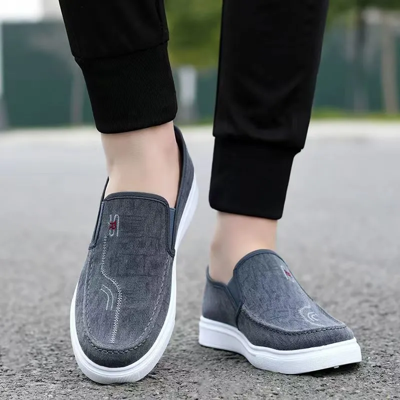 INSTOCK- Men's Beijing cloth casual lazy slip-on canvas men's