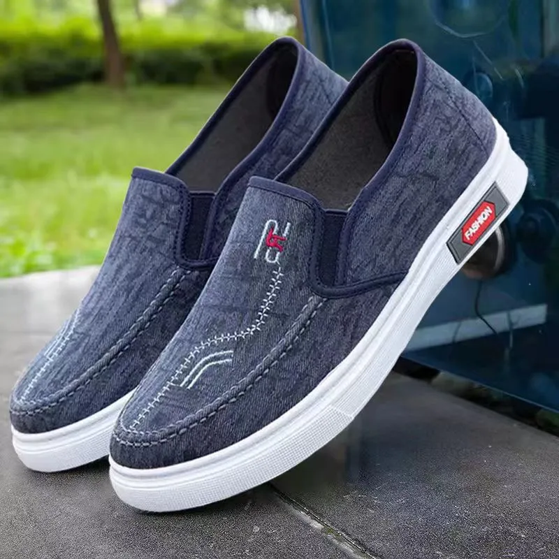 INSTOCK- Men's Beijing cloth casual lazy slip-on canvas men's