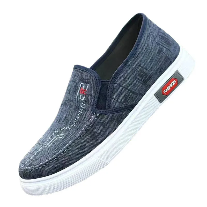 INSTOCK- Men's Beijing cloth casual lazy slip-on canvas men's