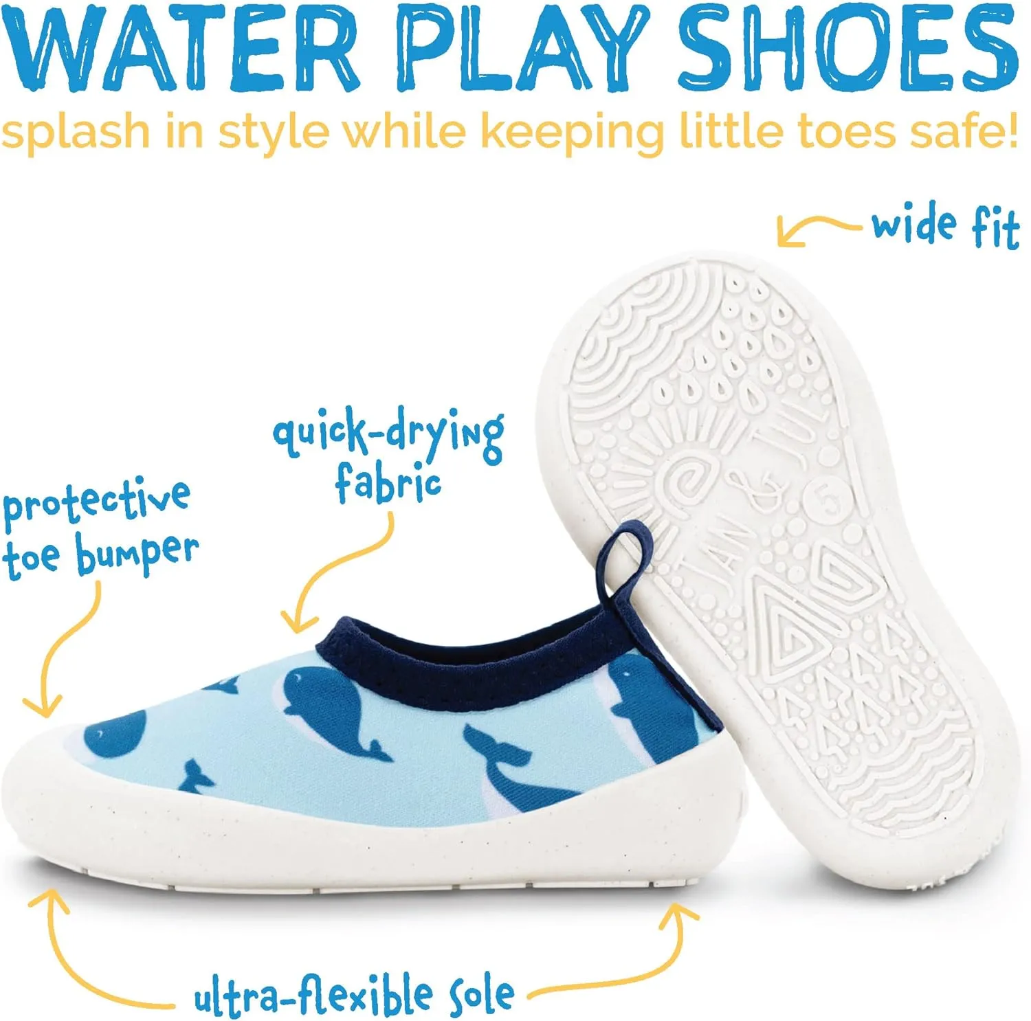 Jan & Jul Kids Kids Water Shoes | Lavender Ice Cream