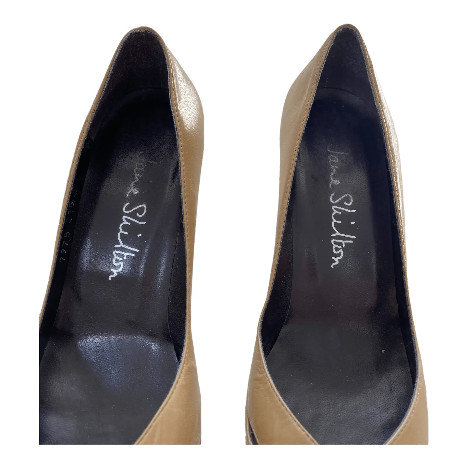 Jane Shilton Leather Court Shoe Tan UK 4.5 Eu 37.5