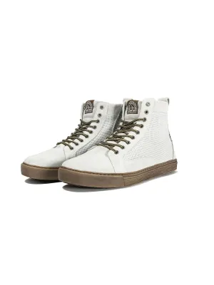 John Doe Neo Riding Shoes - White/Brown