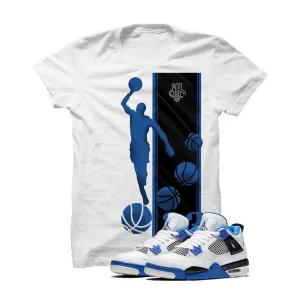 Jordan 4 Motorsports White T Shirt (Mj)