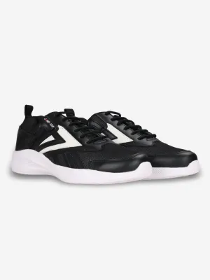 JUMP USA Men's Black & White Artemis Sports Running Shoes