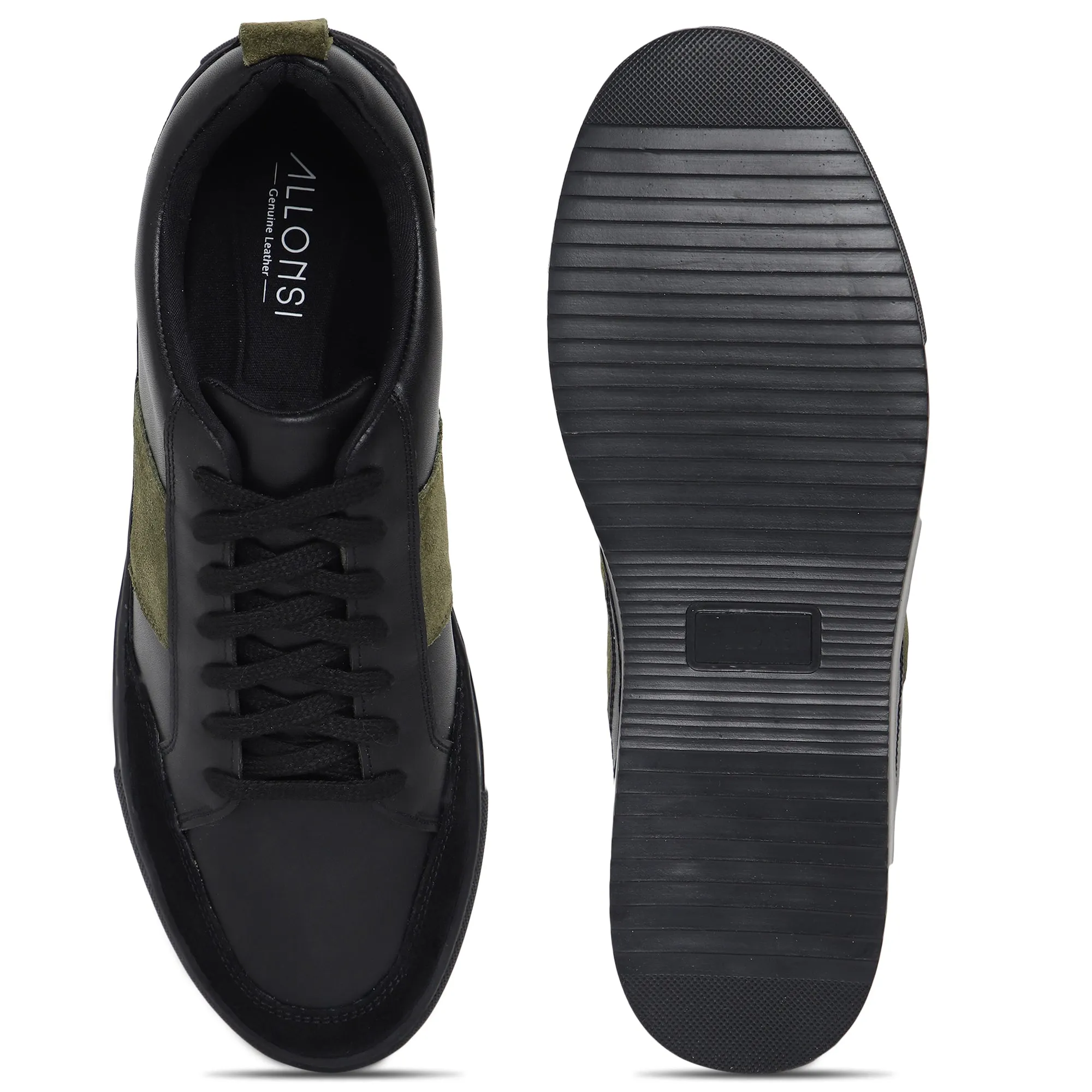 Kayden Leather Sports Sneakers