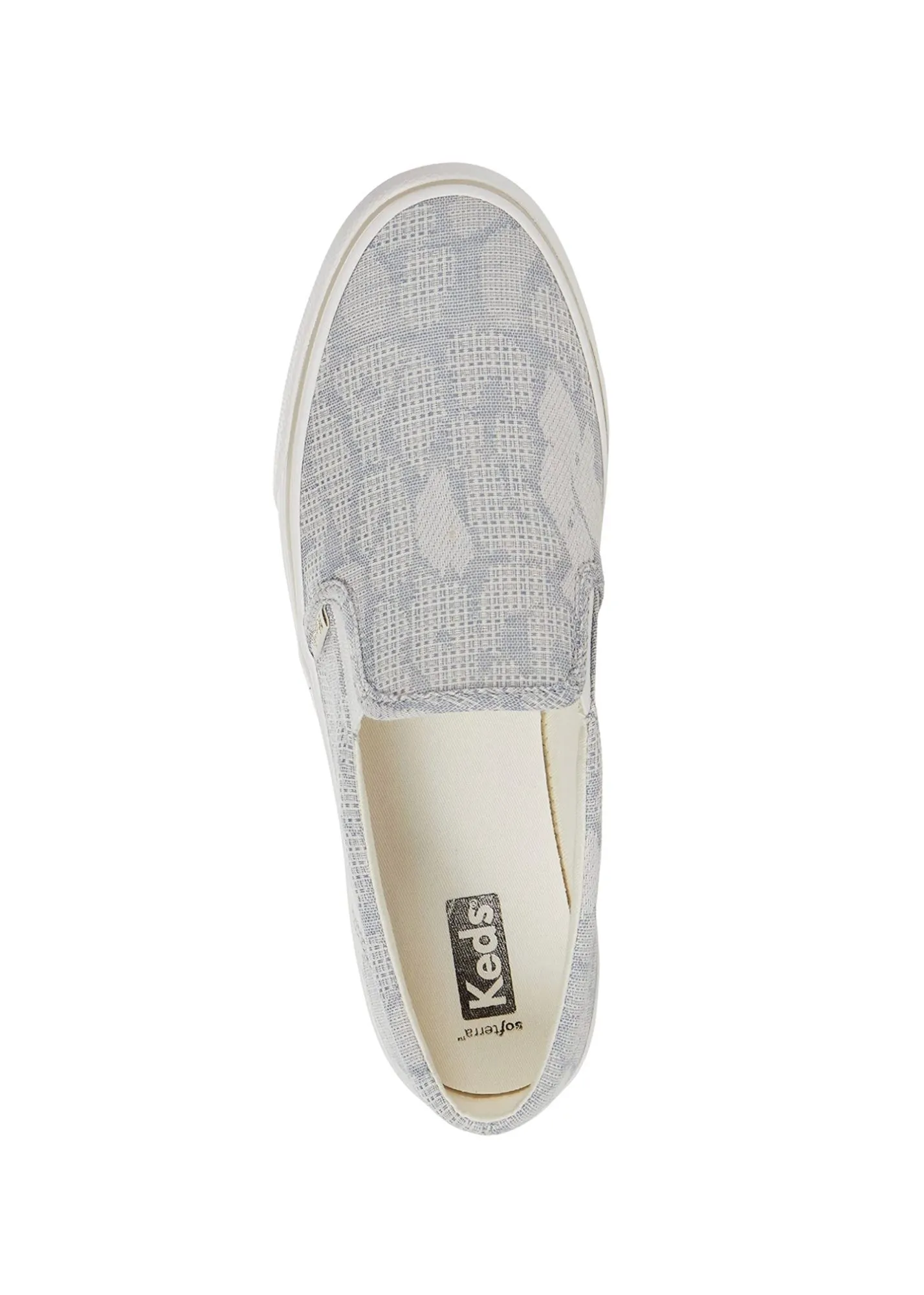 Keds Jump Kick Slip on Leopard Chambray Shoe - FINAL SALE