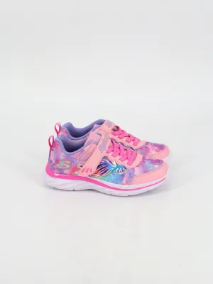 Kids Girl's Printed Sneakers,Pink