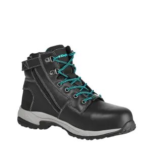 King Gee Women's Tradie Hybrid Zip/Lace Composite Cap Work Boots (K27360)