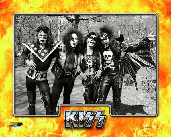 KISS - B/W Posed Photo