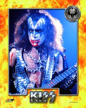 KISS - Gene Simmons (bloody mouth) Photo