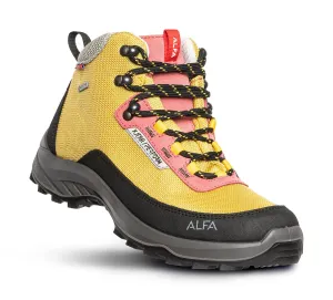 Kjerr Perform GTX W - Hiking shoe with support - YELLOW