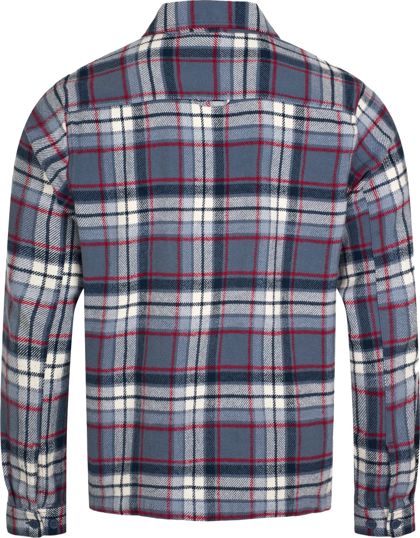 Knowledge Cotton Apparel Men&#x27;s Big Checked Heavy Flannel Overshirt Forrest Night | Buy Knowledge Cotton Apparel Men&#x27;s Big Checked Heavy Flannel Overshirt Forrest Night here | Outnorth